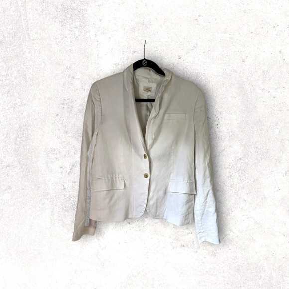 J. Crew Jackets & Blazers - J. Crew White Linen Blazer